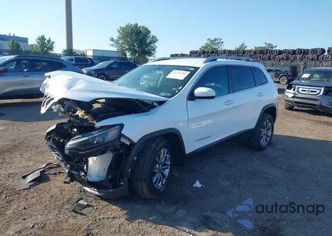 2019 Jeep Cherokee Latitude Plus 4X4 z USA, uszkodzony, nr VIN 1C4PJMLB3KD336205